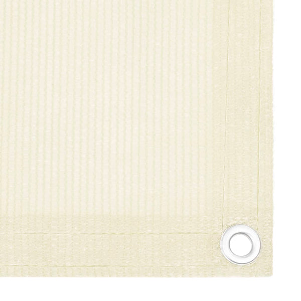 Balkon Sichtschutz Creme 90x300 cm HDPE