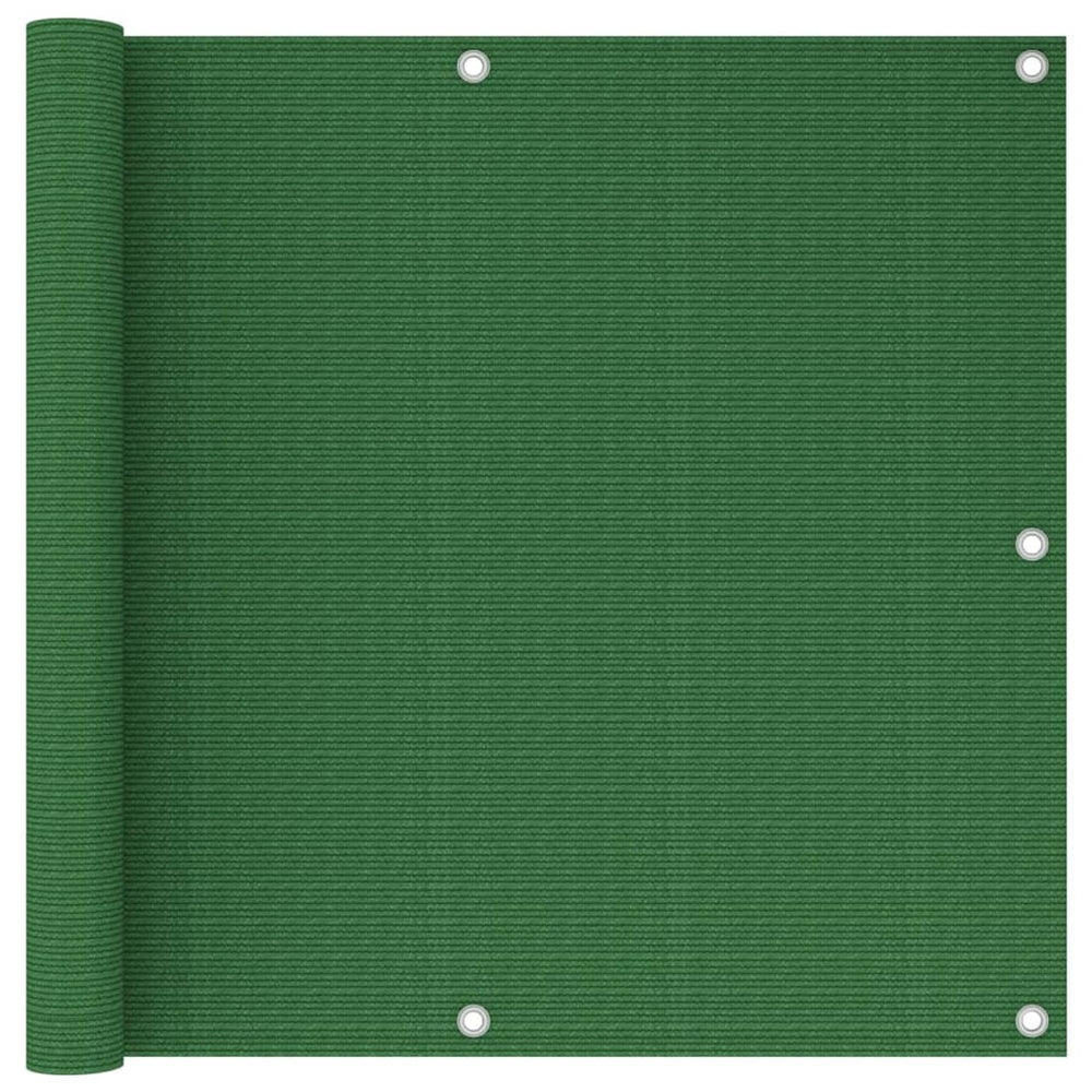 vidaXL Brise-vue de balcon vert clair 90x300 cm en PEHD