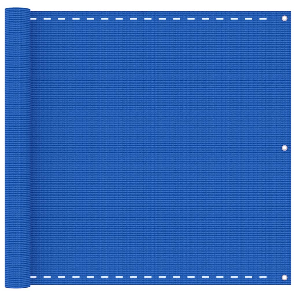Balkon-Sichtschutz Blau 90x600 cm HDPE