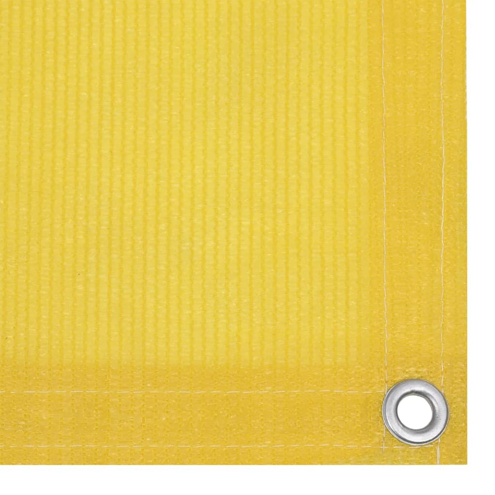 vidaXL Brise-vue de balcon jaune 90x300 cm en HDPE