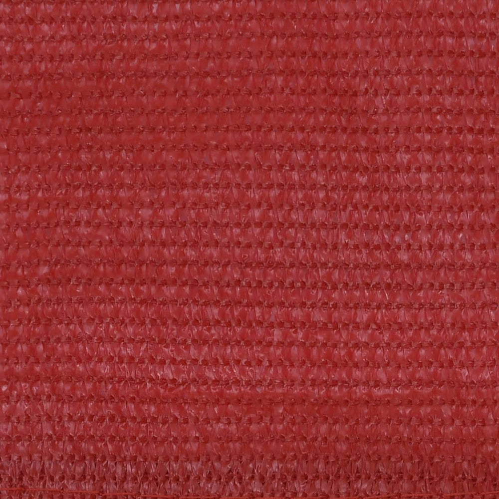 vidaXL Brise-vue de balcon rouge 90x400 cm PEHD