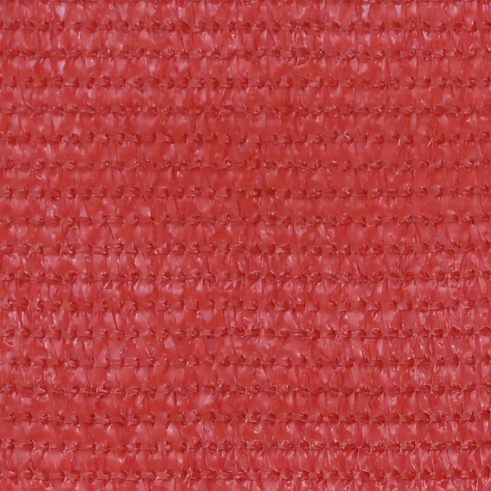 vidaXL Brise-vue de balcon rouge 120x500 cm HDPE