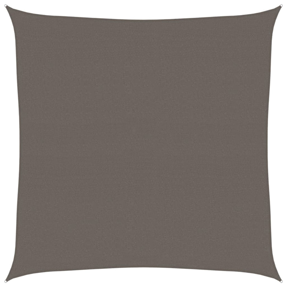 vidaXL Voile d'ombrage 160 g/m² anthracite 5x5 m HDPE