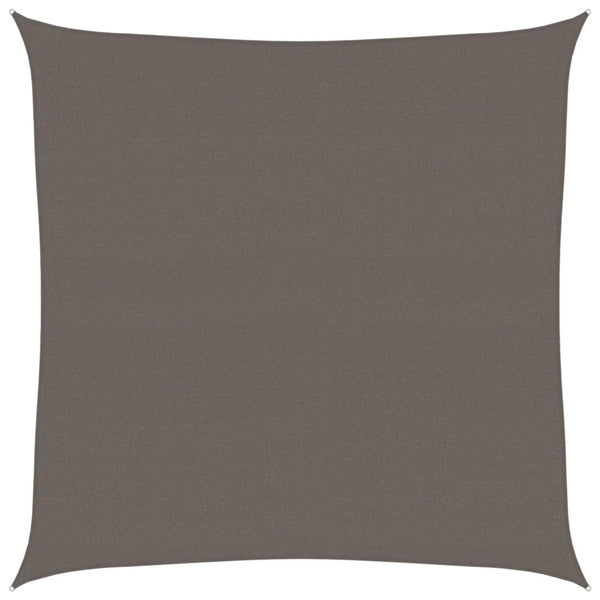 Sonnensegel 160 g/m² Anthrazit 6x6 m HDPE
