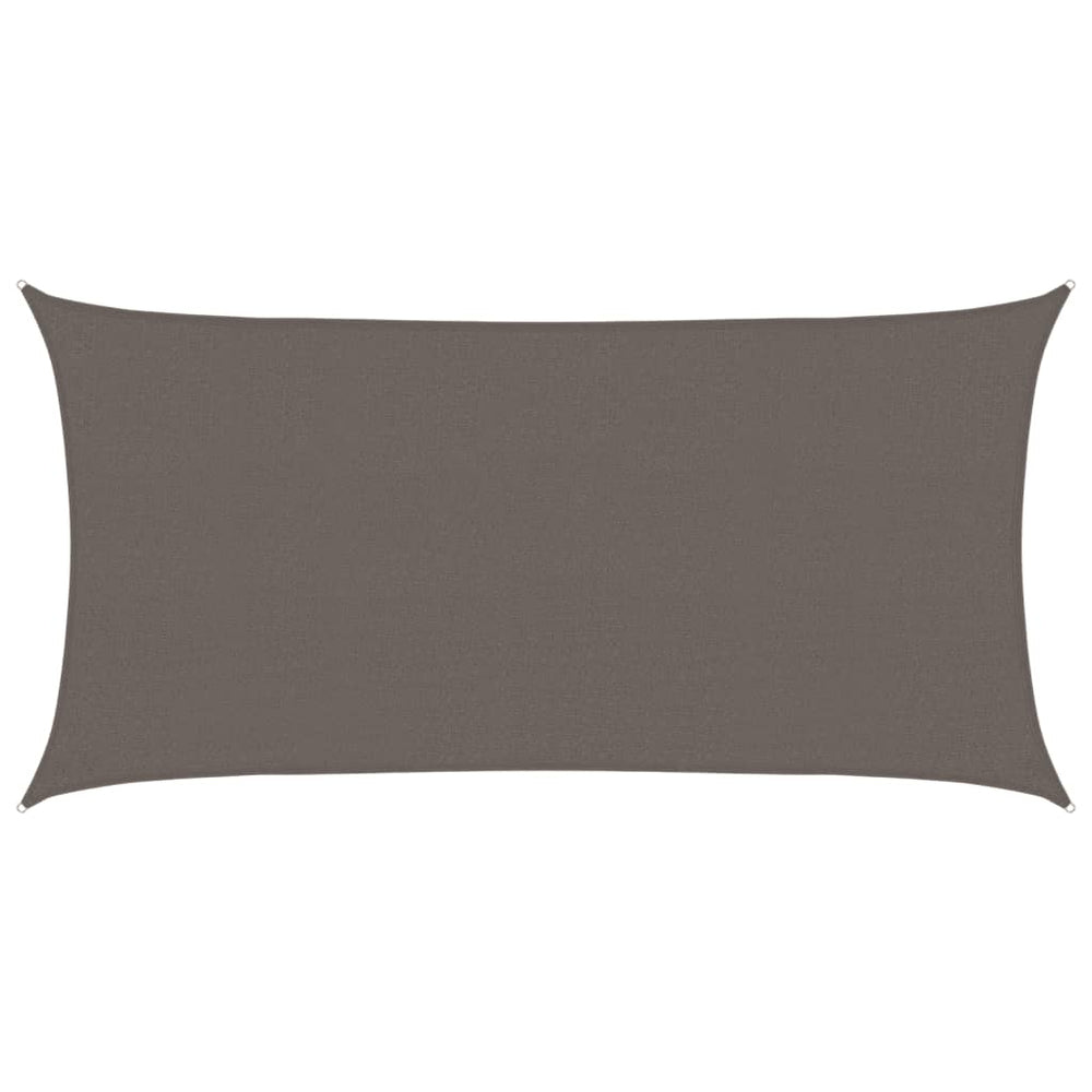 vidaXL Voile d'ombrage HDPE 2x3,5 m Anthracite