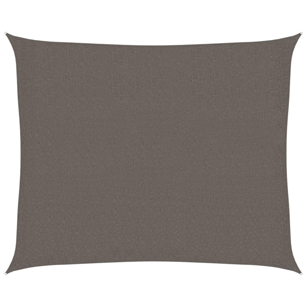 vidaXL Voile d'ombrage 160 g/m² anthracite 2,5x3 m en PEHD
