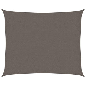 Sonnensegel 160 g/m² Anthrazit 2,5x3 m HDPE