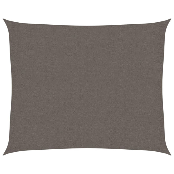 Sonnensegel 160 g/m² Anthrazit 2,5x3 m HDPE