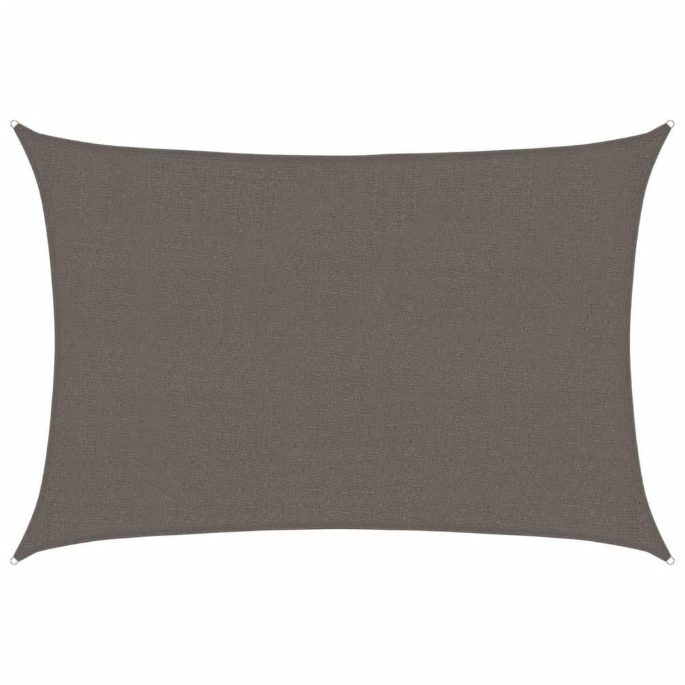 vidaXL Voile d'ombrage 160 g/m² Anthracite 2,5x3,5 m HDPE