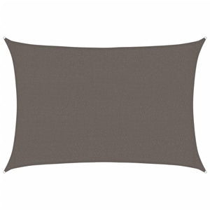 Sonnensegel 160 g/m² Anthrazit 2,5x3,5 m HDPE