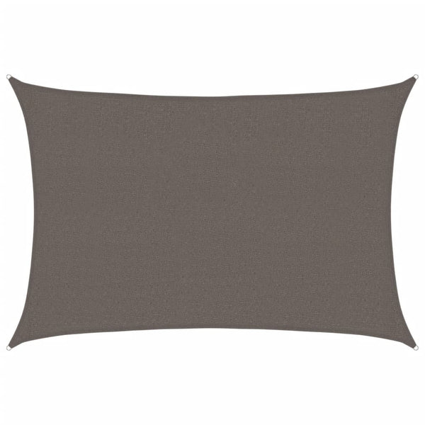 Sonnensegel 160 g/m² Anthrazit 2,5x3,5 m HDPE