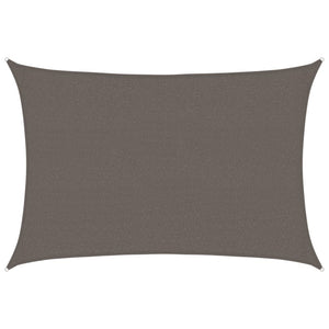 Sonnensegel 160 g/m² Anthrazit 2,5x4 m HDPE