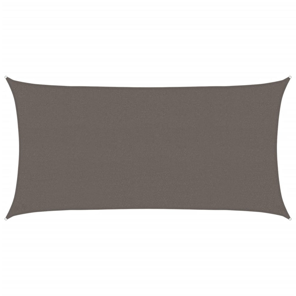 vidaXL Voile d'ombrage 160 g/m² Anthracite 2,5x4,5 m HDPE