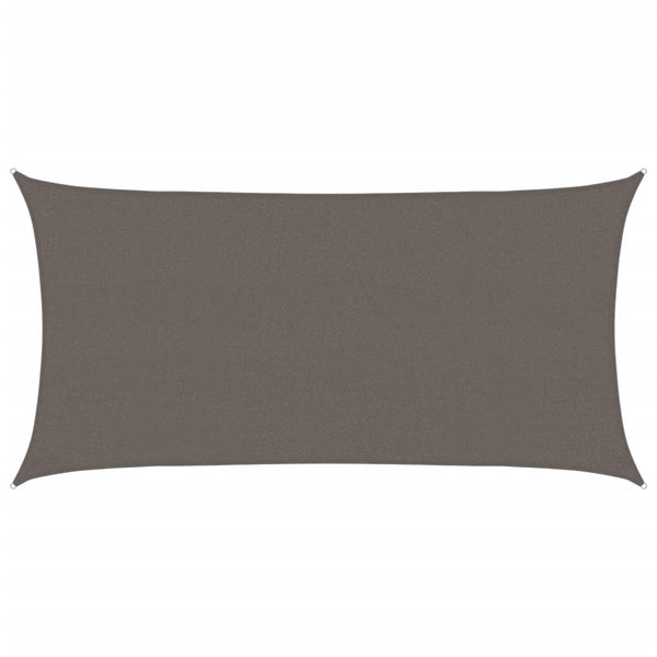 Sonnensegel 160 g/m² Anthrazit 2,5x4,5 m HDPE