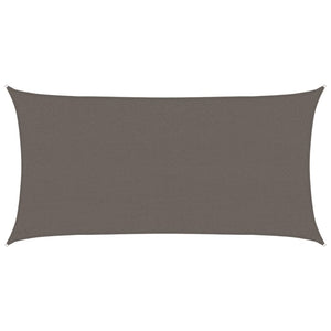 Sonnensegel 160 g/m² Anthrazit 2,5x5 m HDPE