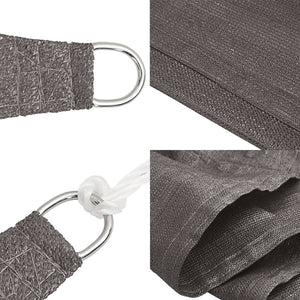 Sonnensegel 160 g/m² Anthrazit 2,5x5 m HDPE