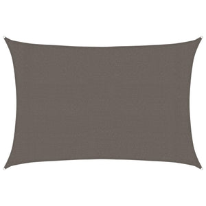 Sonnensegel 160 g/m² Anthrazit 3x4,5 m HDPE