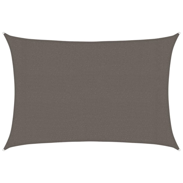 Sonnensegel 160 g/m² Anthrazit 3x4,5 m HDPE