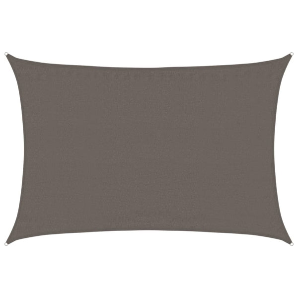 Sonnensegel 160 g/m² Anthrazit 3,5x4,5 m HDPE