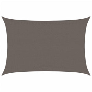 Sonnensegel 160 g/m² Anthrazit 3,5x5 m HDPE
