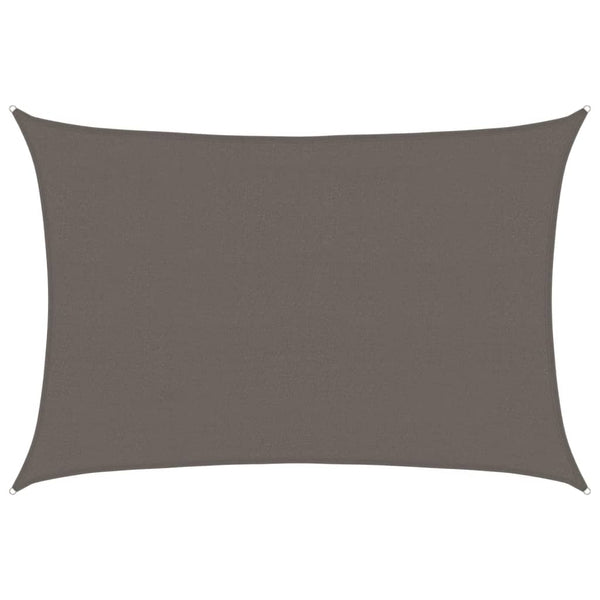 Sonnensegel 160 g/m² Anthrazit 4x5 m HDPE