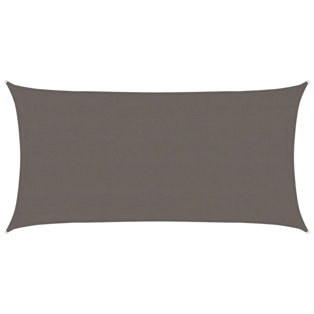 vidaXL Voile d'ombrage 160 g/m² Anthracite 4x7 m PEHD