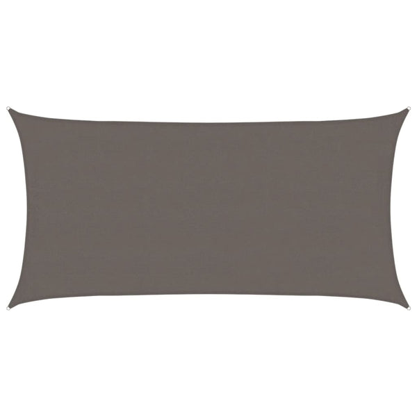 Sonnensegel 160 g/m² Anthrazit 4x7 m HDPE