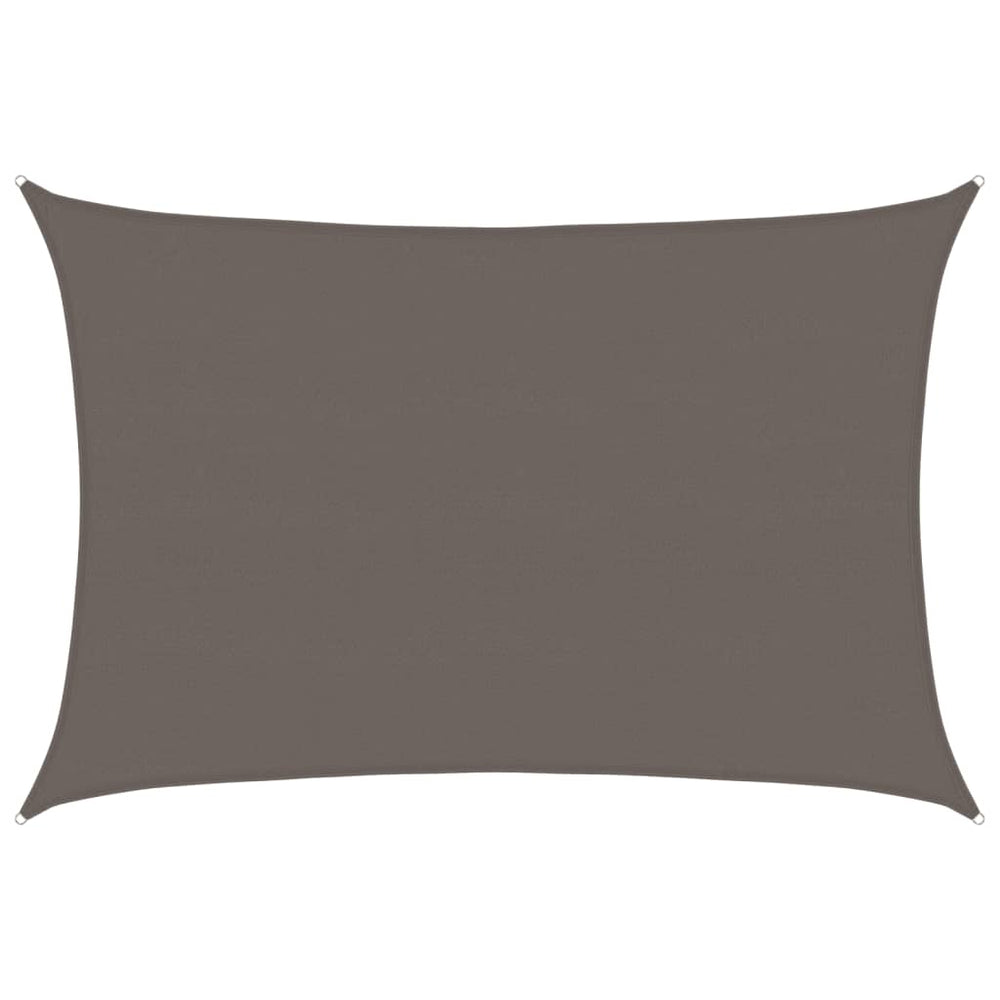 vidaXL Voile d'ombrage 160 g/m² Anthracite 5x7 m HDPE