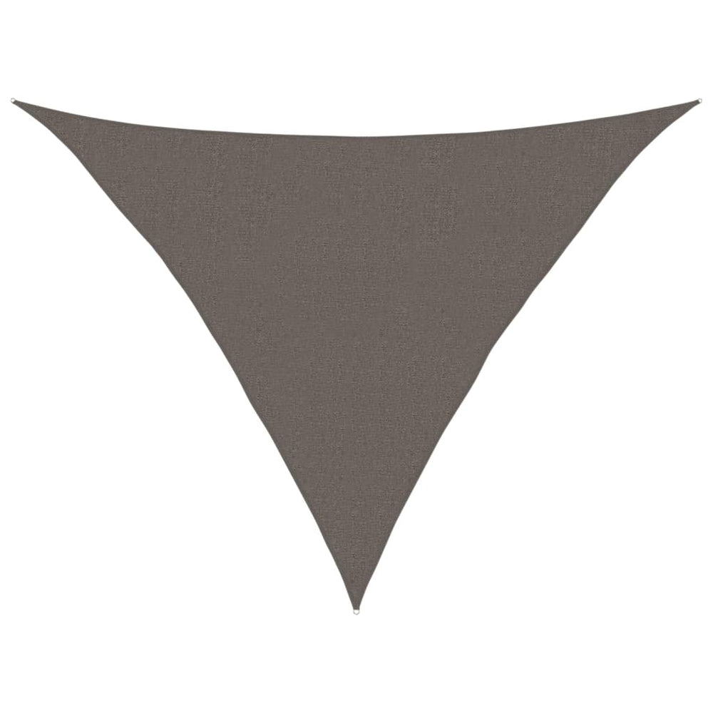 vidaXL Voile d'ombrage 160 g/m² Anthracite 2,5x2,5x3,5 m HDPE