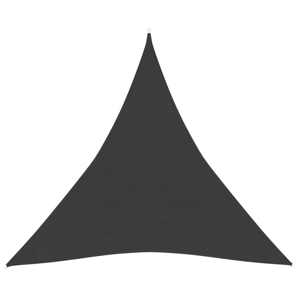 vidaXL Voile d'ombrage 160 g/m² anthracite 3x3x3 m HDPE
