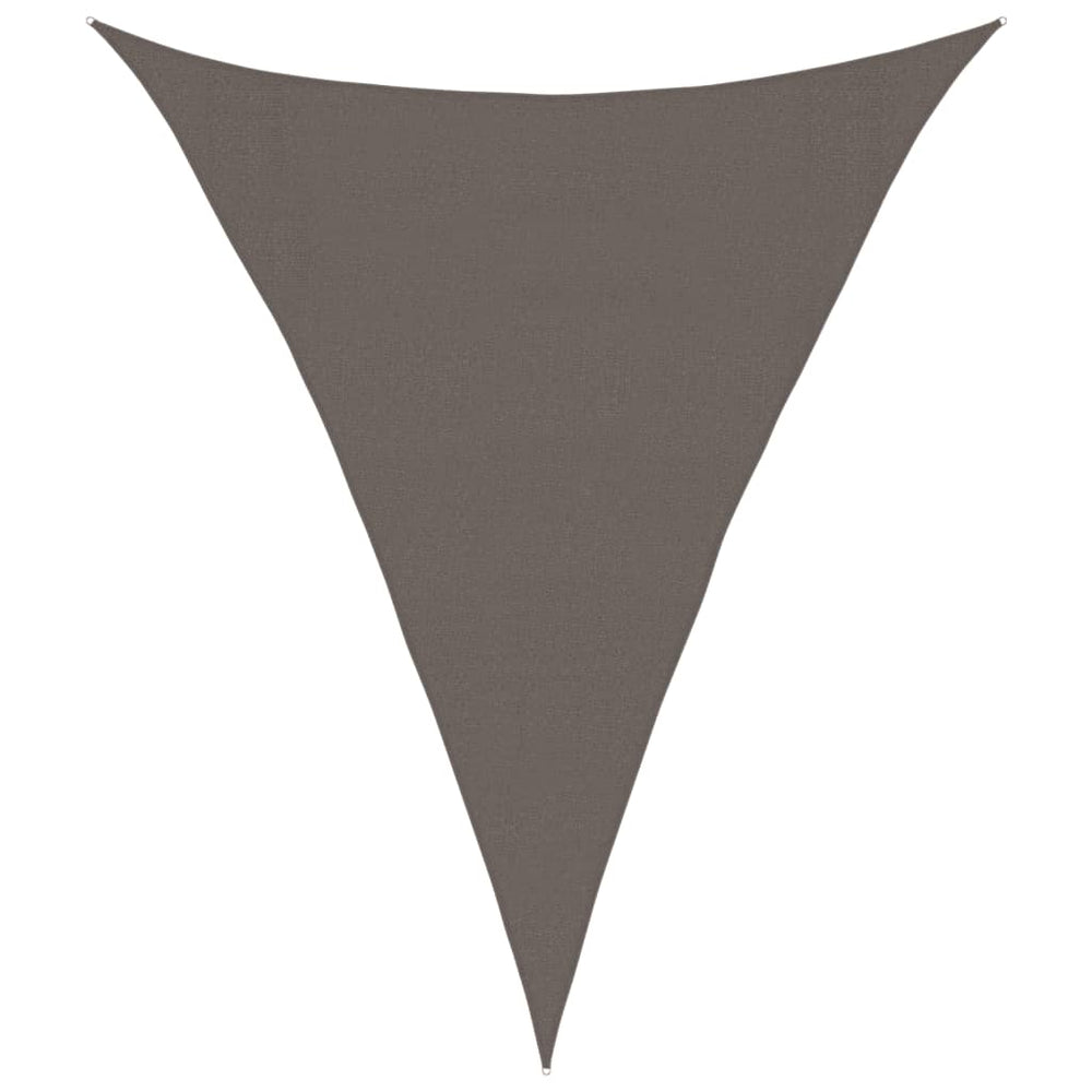 vidaXL Voile d'ombrage 160 g/m² anthracite 3x4x4 m PEHD