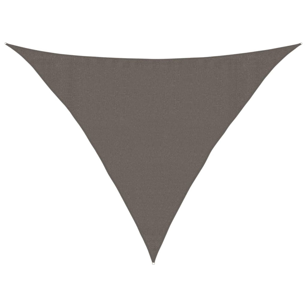 vidaXL Voile d'ombrage 160 g/m² Anthracite 3,5x3,5x4,9 m HDPE