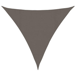 Sonnensegel 160 g/m² Anthrazit 4x4x4 m HDPE