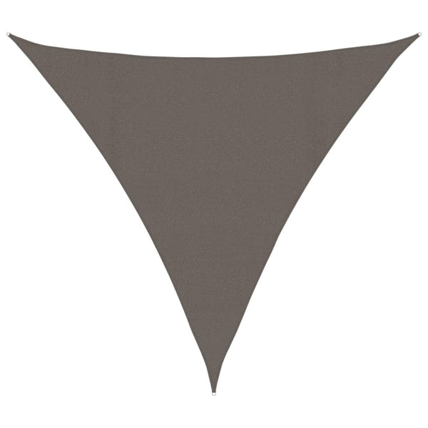 Sonnensegel 160 g/m² Anthrazit 4x4x4 m HDPE