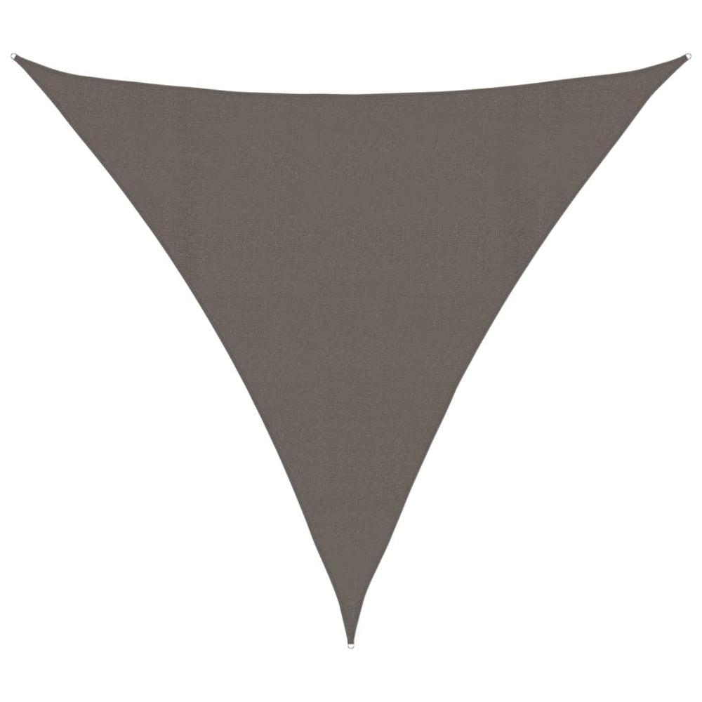 vidaXL Voile d'ombrage 160 g/m² anthracite 4,5x4,5x4,5 m HDPE