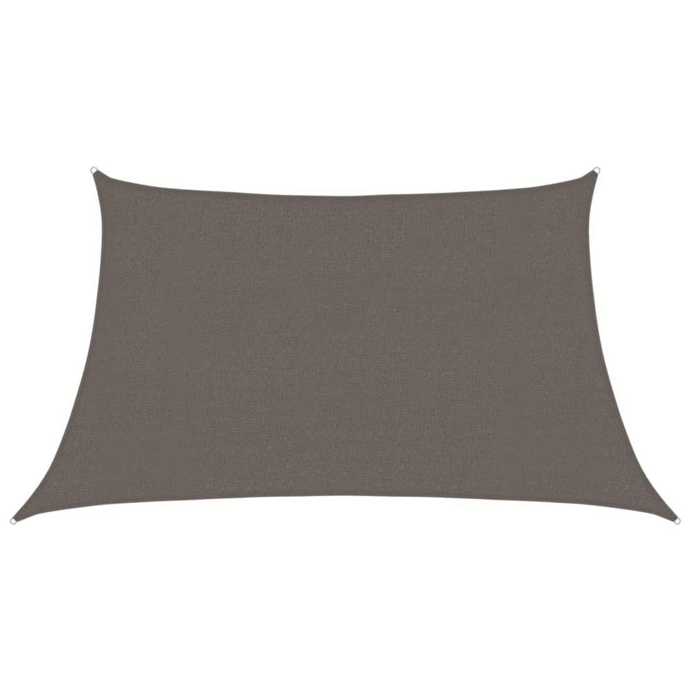 vidaXL Voile d'ombrage 160 g/m² Anthracite 3/4x2 m HDPE