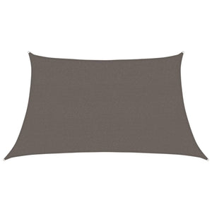 Sonnensegel 160 g/m² Anthrazit 3/4x2 m HDPE