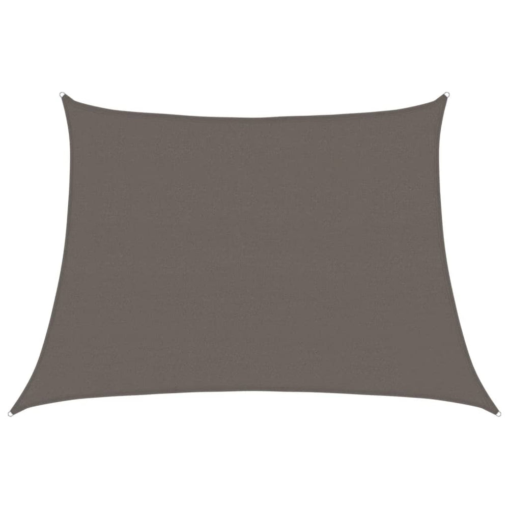vidaXL Voile d'ombrage 160 g/m² anthracite 4/5x3 m HDPEE