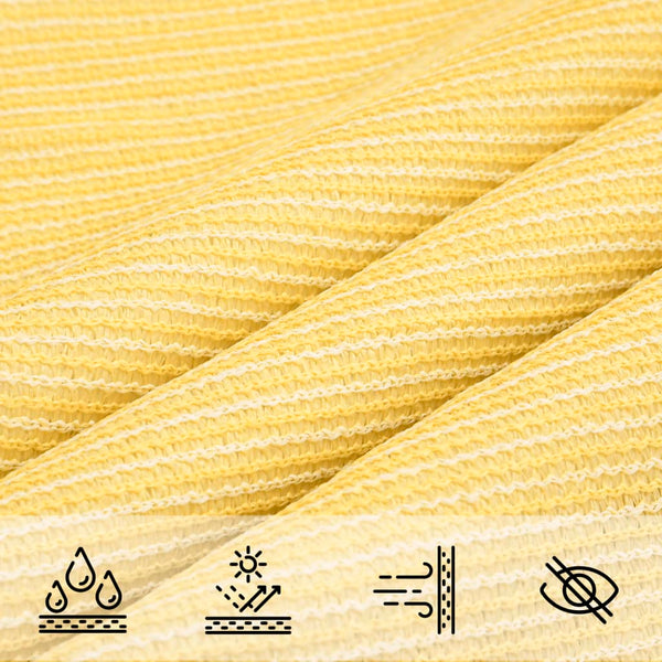Sonnensegel 160 g/m² Beige 7x7 m HDPE