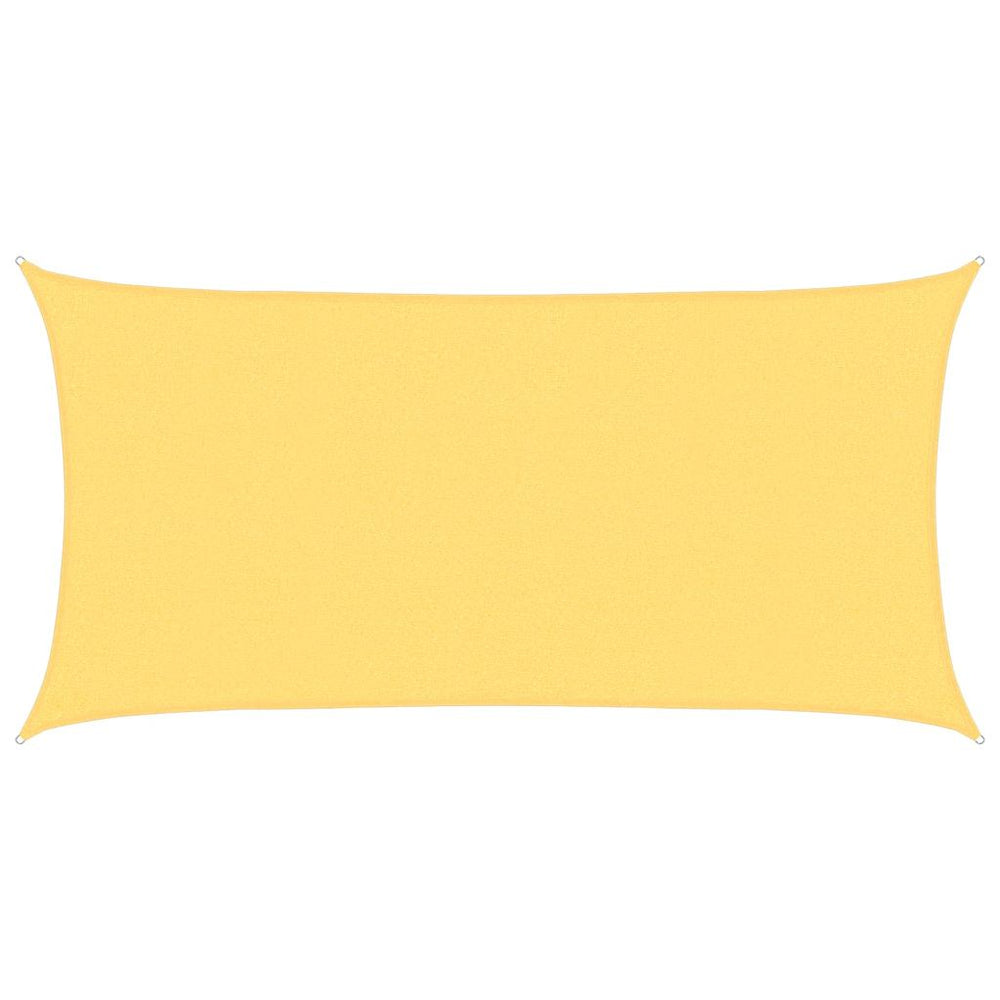 vidaXL Sun Shade Sail 160 g/m² Beige 2x3.5 m HDPE