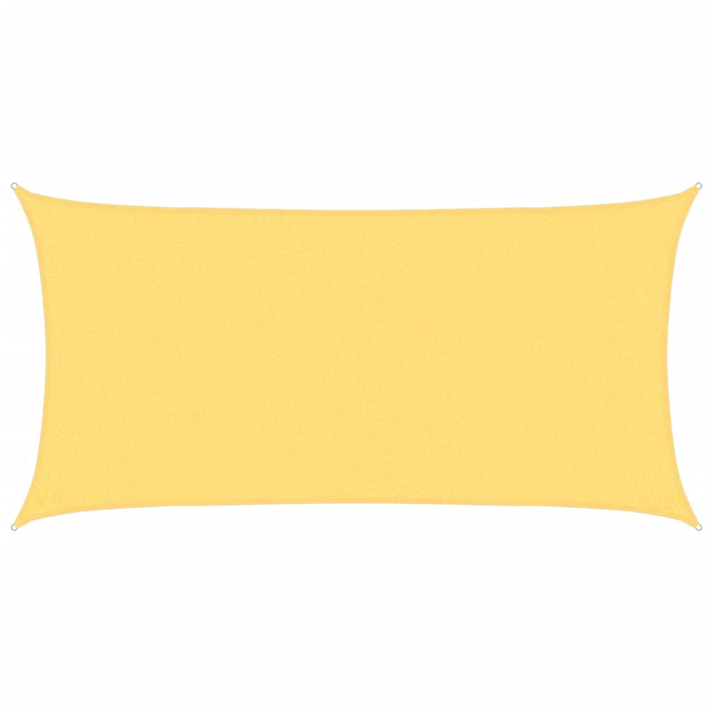 vidaXL Sun Shade Sail 160 g/m² Beige 2.5x5 m HDPE