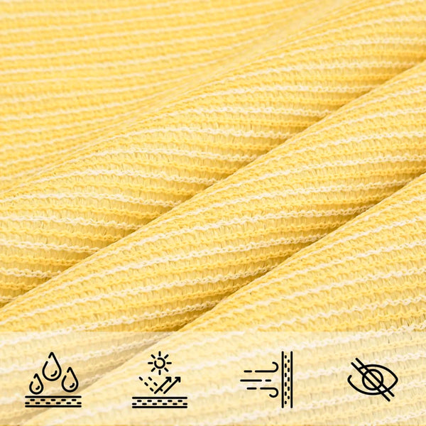 Sonnensegel 160 g/m² Beige 3x4 m HDPE