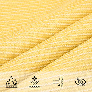 Sonnensegel 160 g/m² Beige 3x5 m HDPE