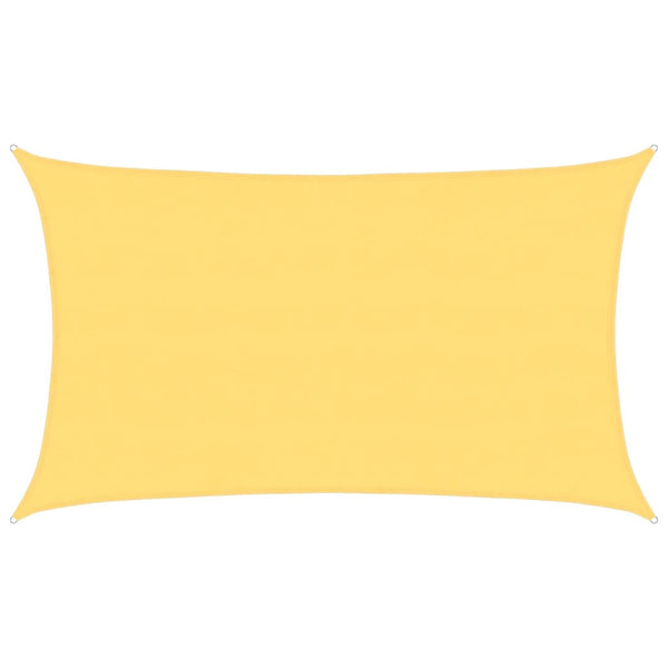 Sonnensegel 160 g/m² Beige 5x8 m HDPE
