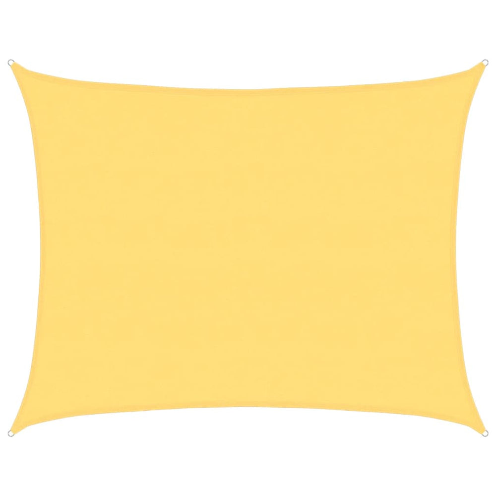 vidaXL Sun Shade Sail 160 g/m² Beige 6x7 m HDPE