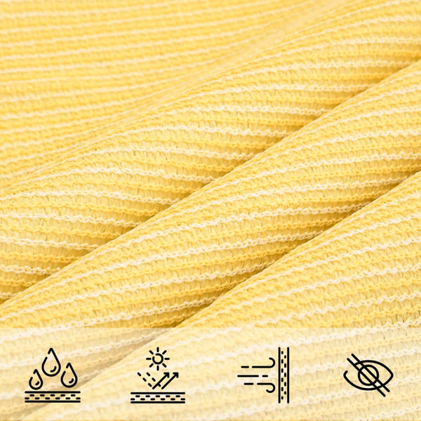 Sonnensegel 160 g/m² Beige 6x7 m HDPE
