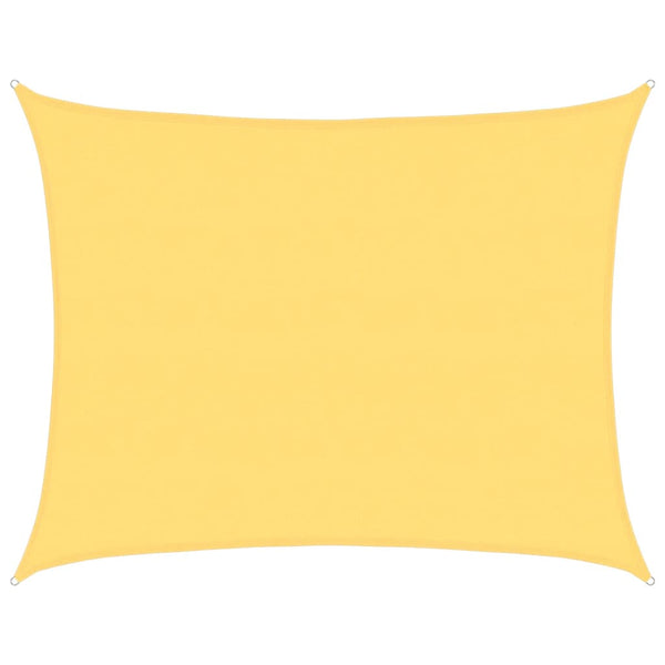 Sonnensegel 160 g/m² Beige 6x8 m HDPE