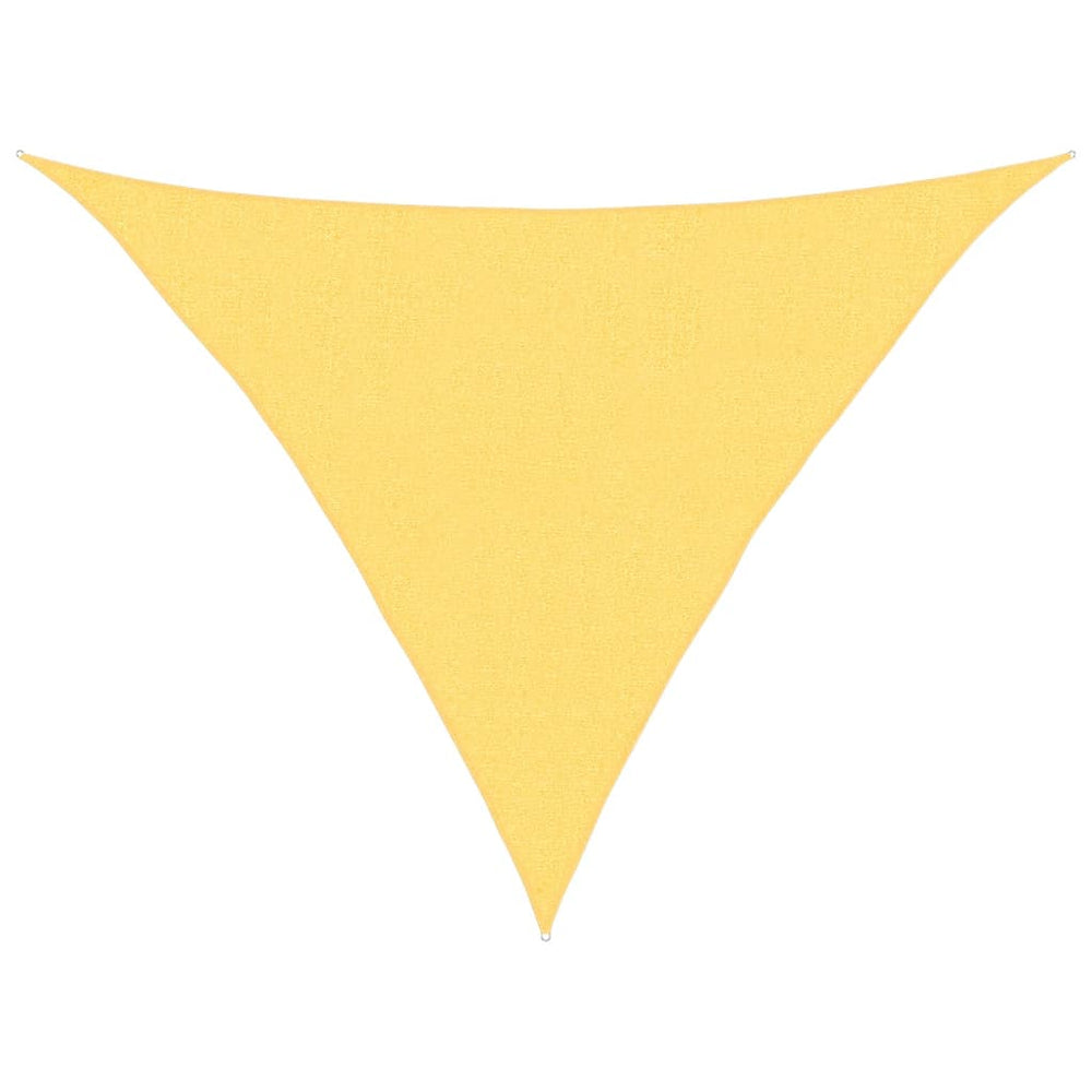 vidaXL Sun Shade Sail 160 g/m² Beige 2.5x2.5x3.5 m HDPE