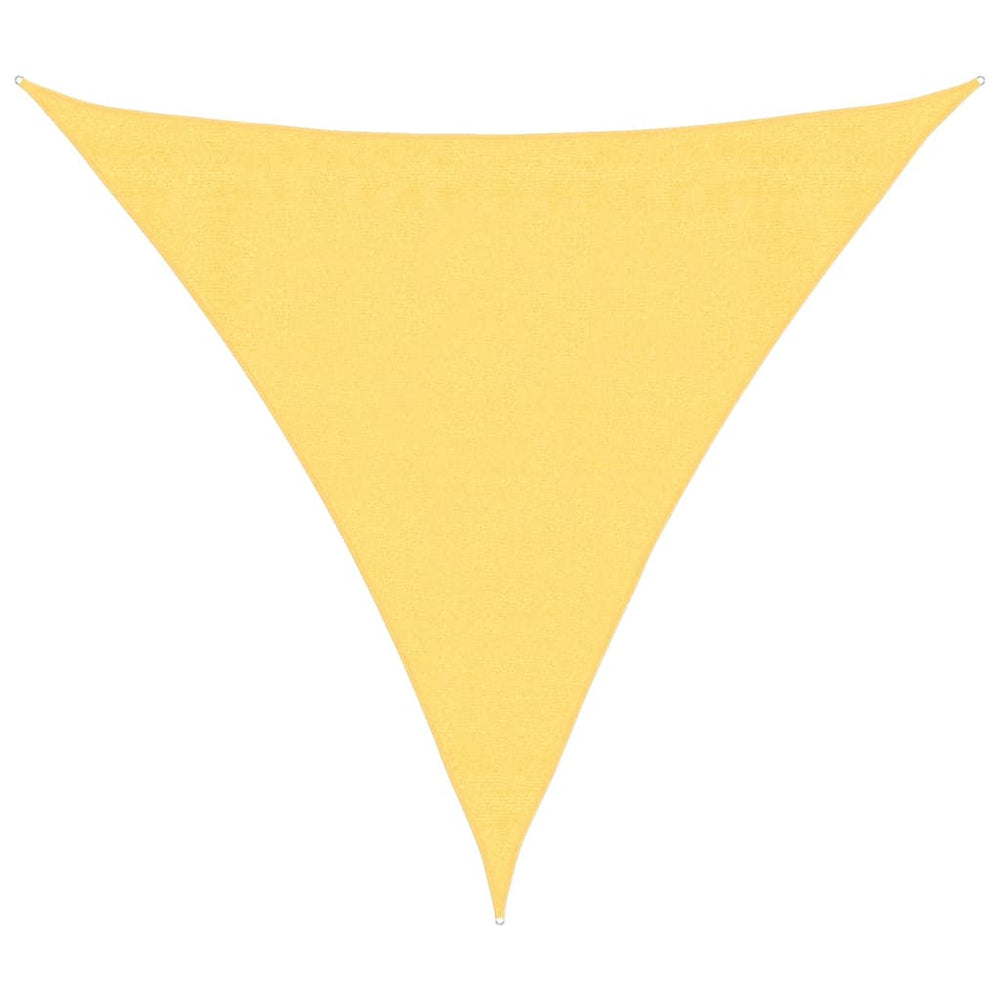 vidaXL Sun Shade Sail 160 g/m² Beige 3x3x3 m HDPE