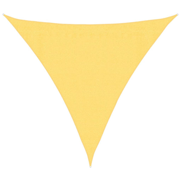 Sonnensegel 160 g/m² Beige 3x3x3 m HDPE